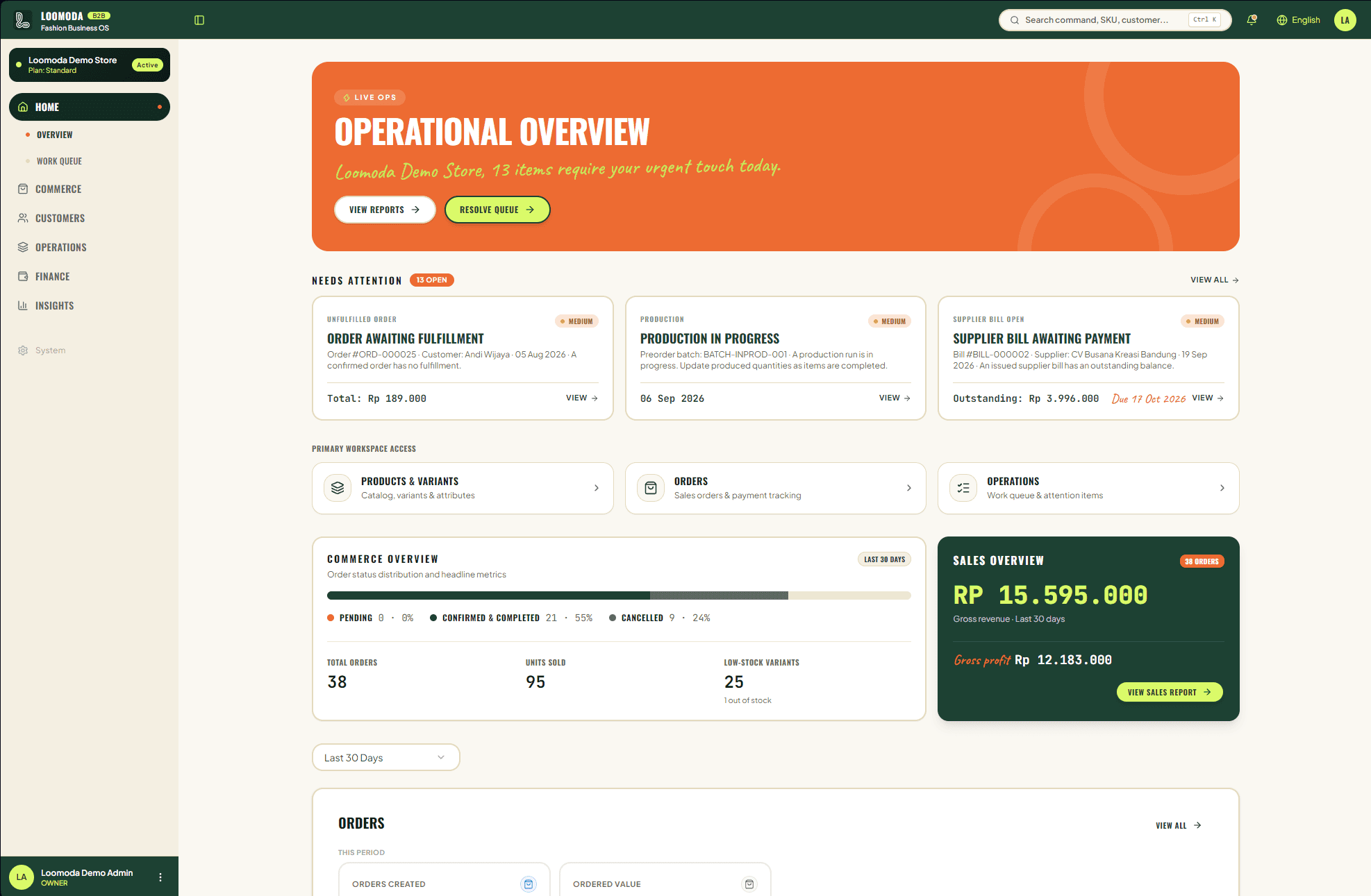 Loomoda product screenshot